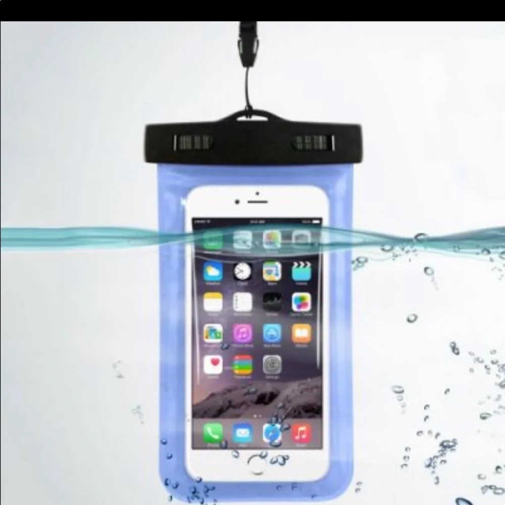 🆕🏝Waterproof Phone Case with Lanyard- Pink available.